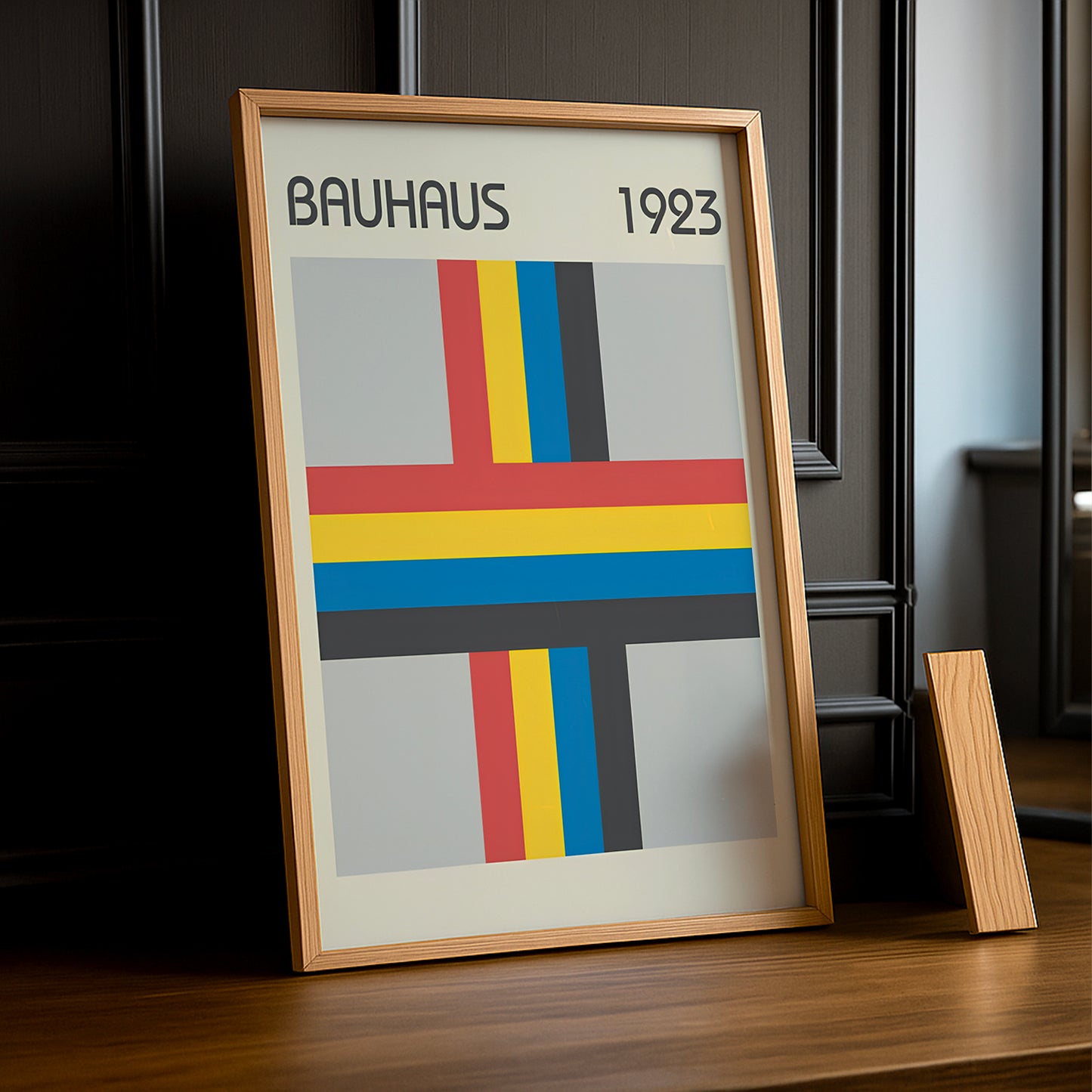 Cadre photo Bauhaus croix 1923