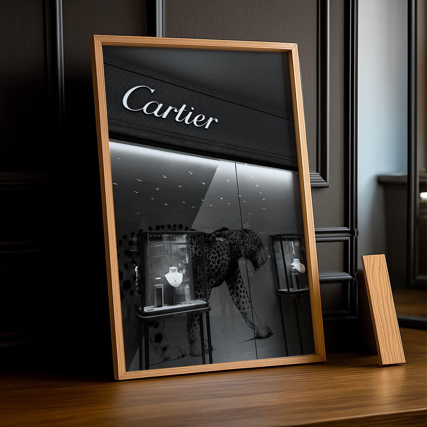 Cadre photo Cartier - Vitrine Panthère