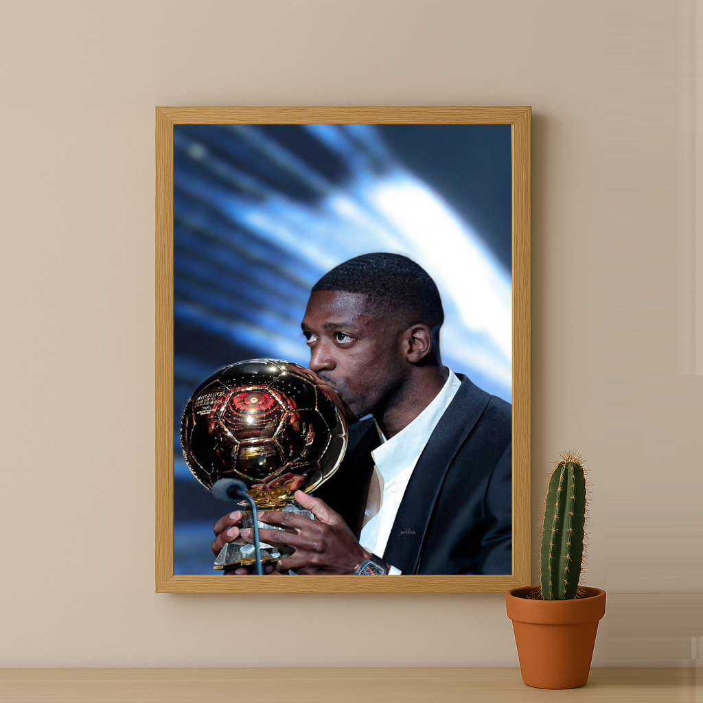 Cadre photo Ousmane Dembélé Ballon d'Or 2025