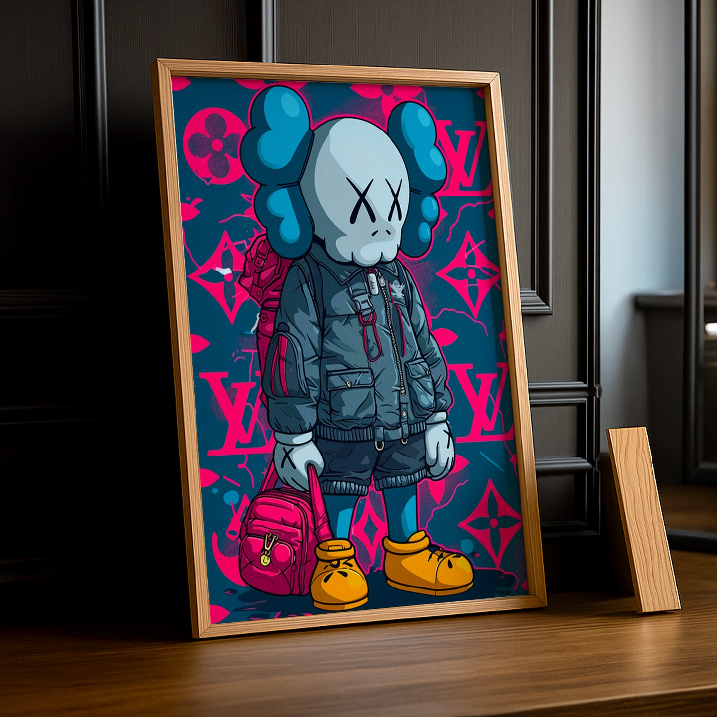 Poster Kaws Louis Vuitton outfit