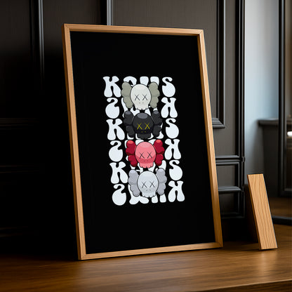 Poster Kaws head
