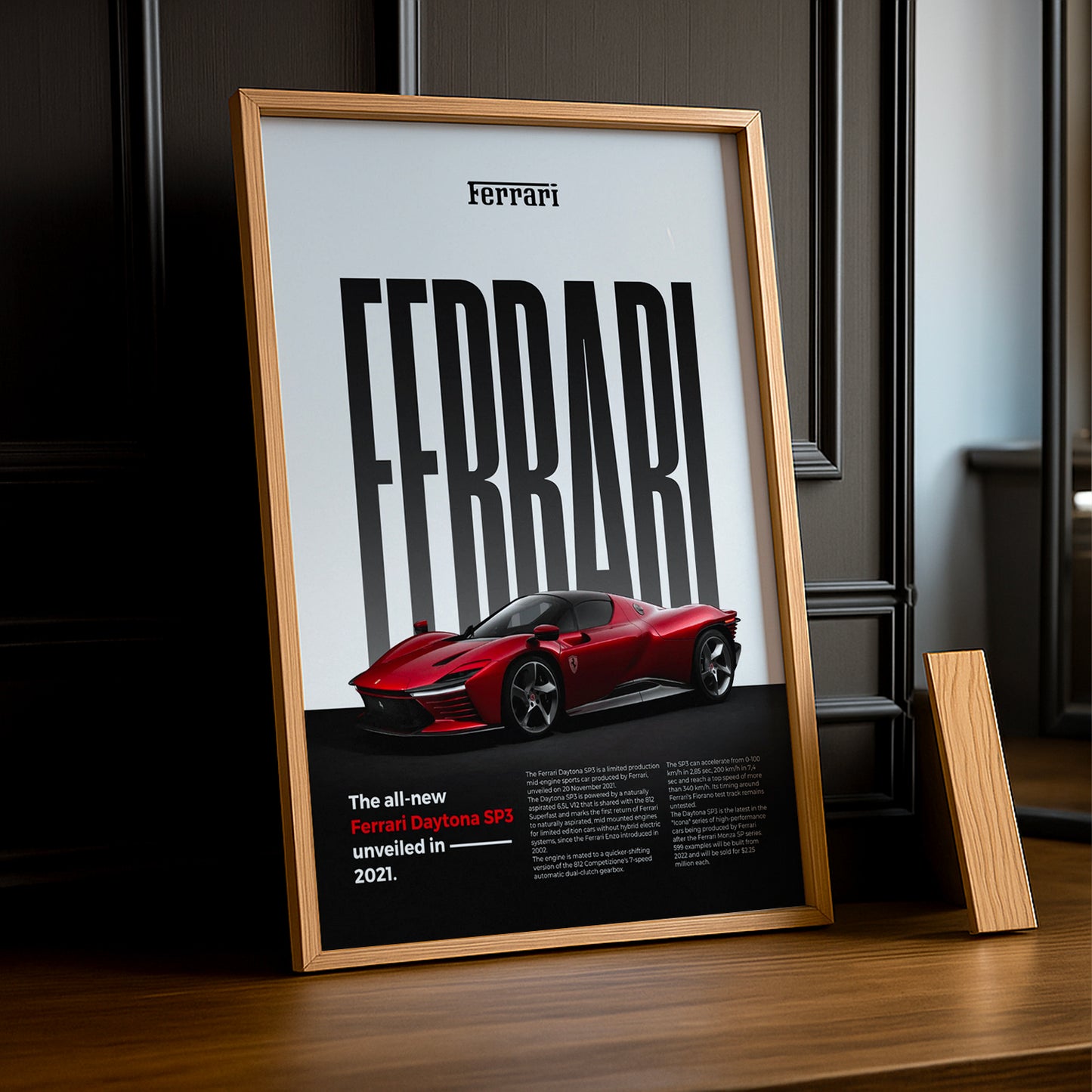 Poster Voitures - Ferrari Daytona SP3