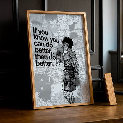 Cadre Photo Hajime no Ippo - If you can do better..