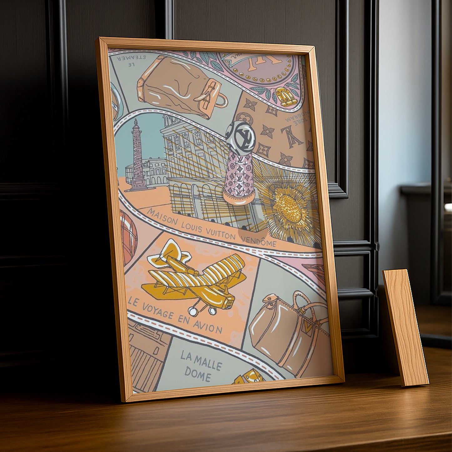 Cadre photo Louis Vuitton Monopoly