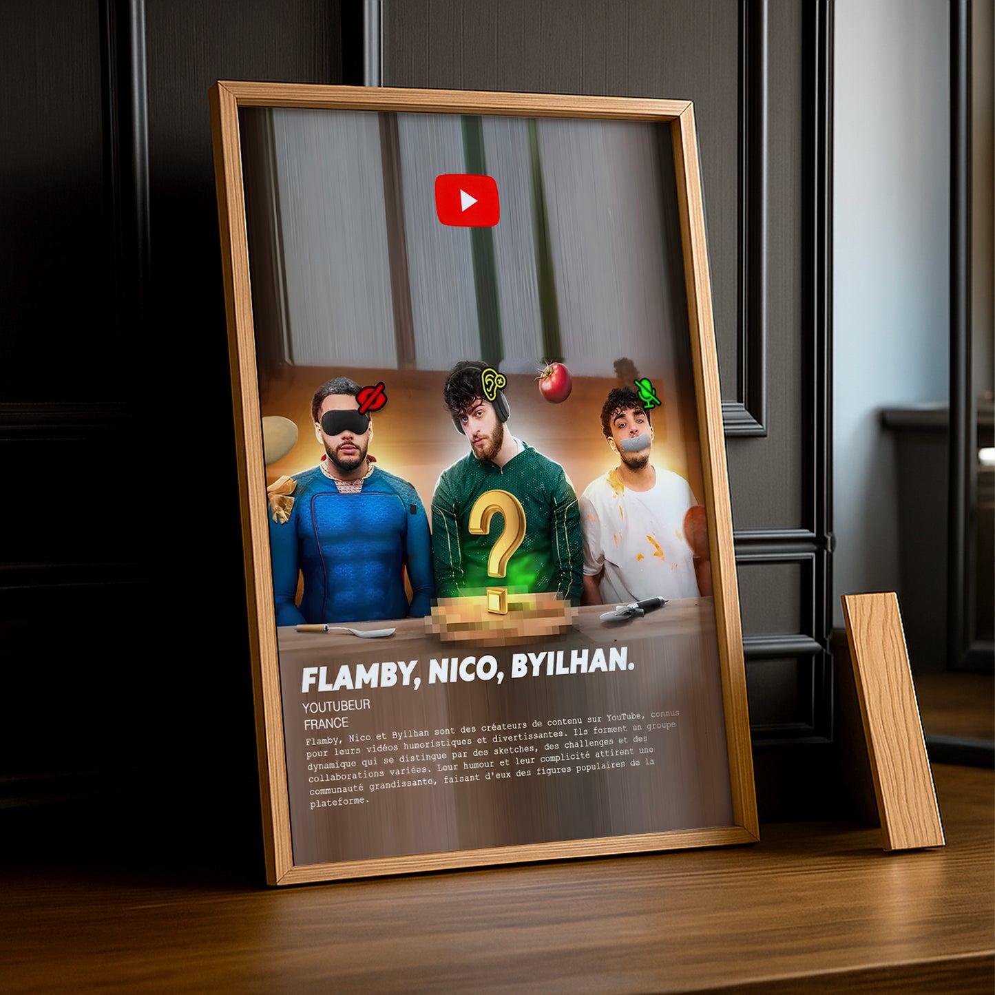 Cadre photo Flamby, Nico, Byilhan