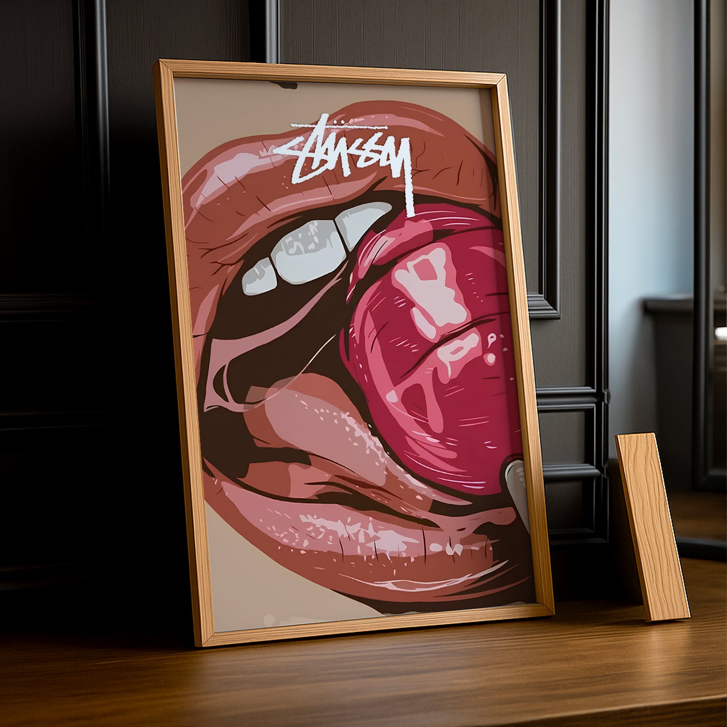 Cadre photo Stussy - Lollipop Lips