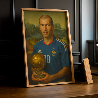 Poster Ballon d'Or - Zinédine Zidane