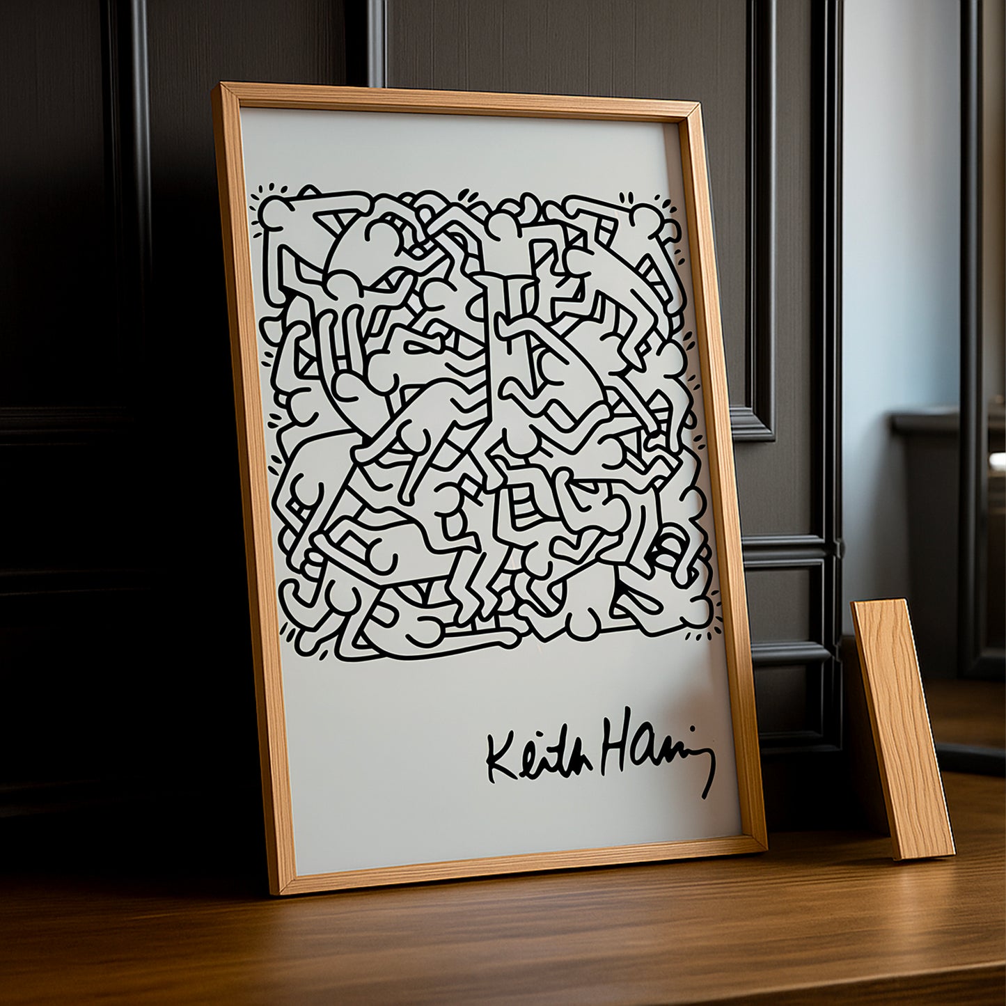 Cadre photo Keith Haring