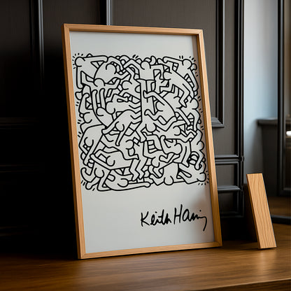 Cadre photo Keith Haring
