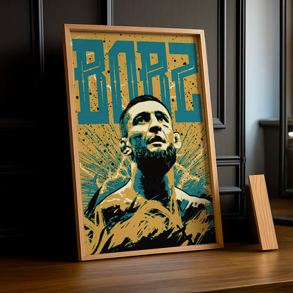 Poster UFC - Khamzat Chimaev Borz Illustration