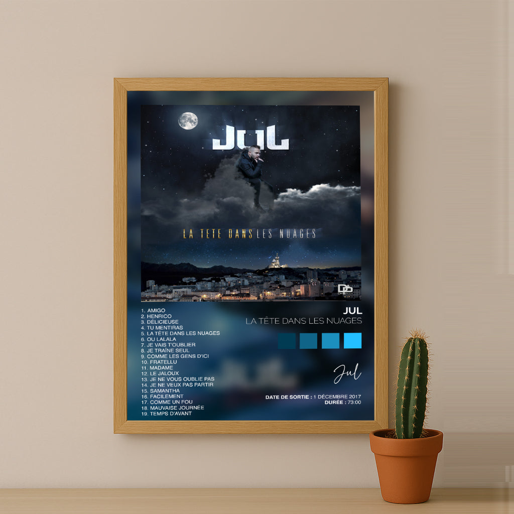 Poster Jul - Album La tête dans les nuages