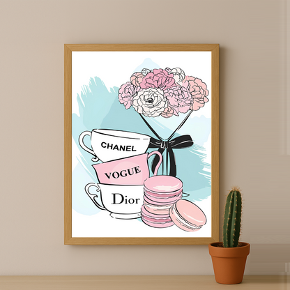 Cadre photo Dior Illustration