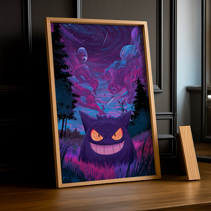 Cadre Photo Pokémon - Gengar Sunset