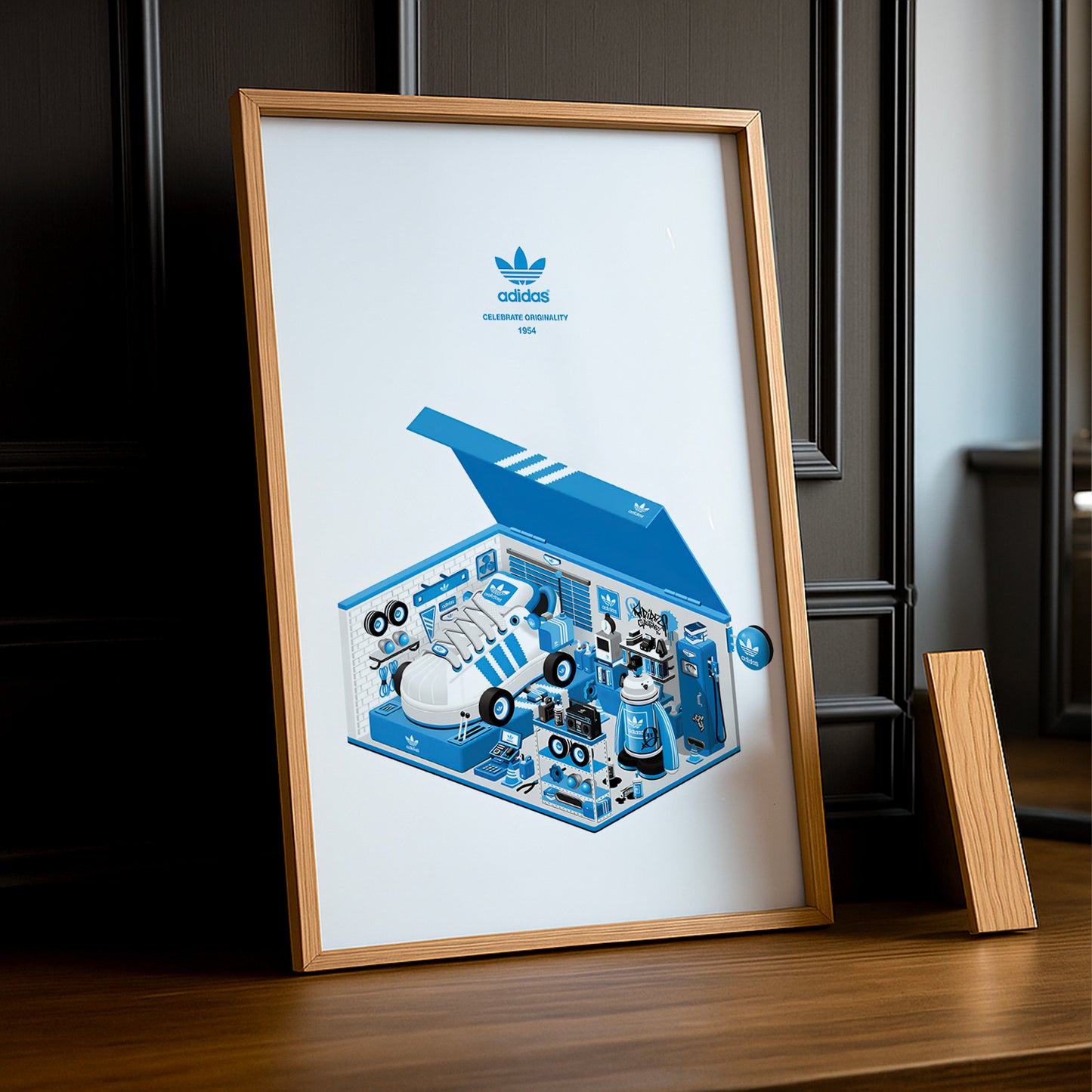 Cadre photo Adidas - Sneakers