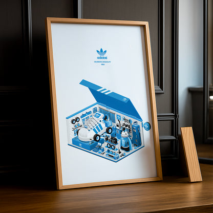 Cadre photo Adidas - Sneakers