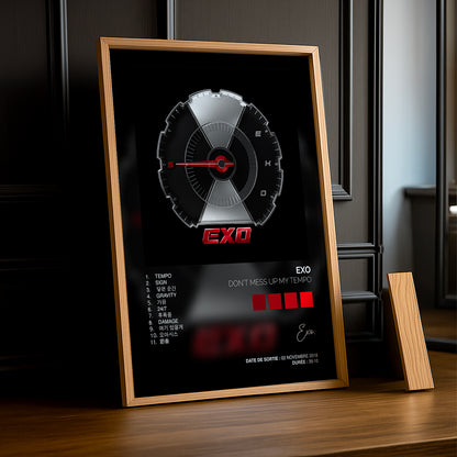 Cadre Photo K-Pop - Exo Don't mess up my tempo