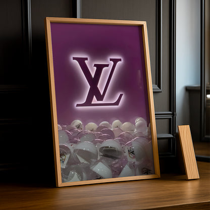 Cadre photo Louis Vuitton Fuschia