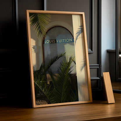 Cadre photo Louis Vuitton devanture