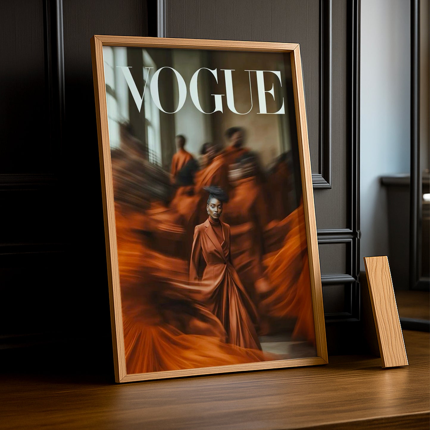 Poster Photo Vogue - Orange