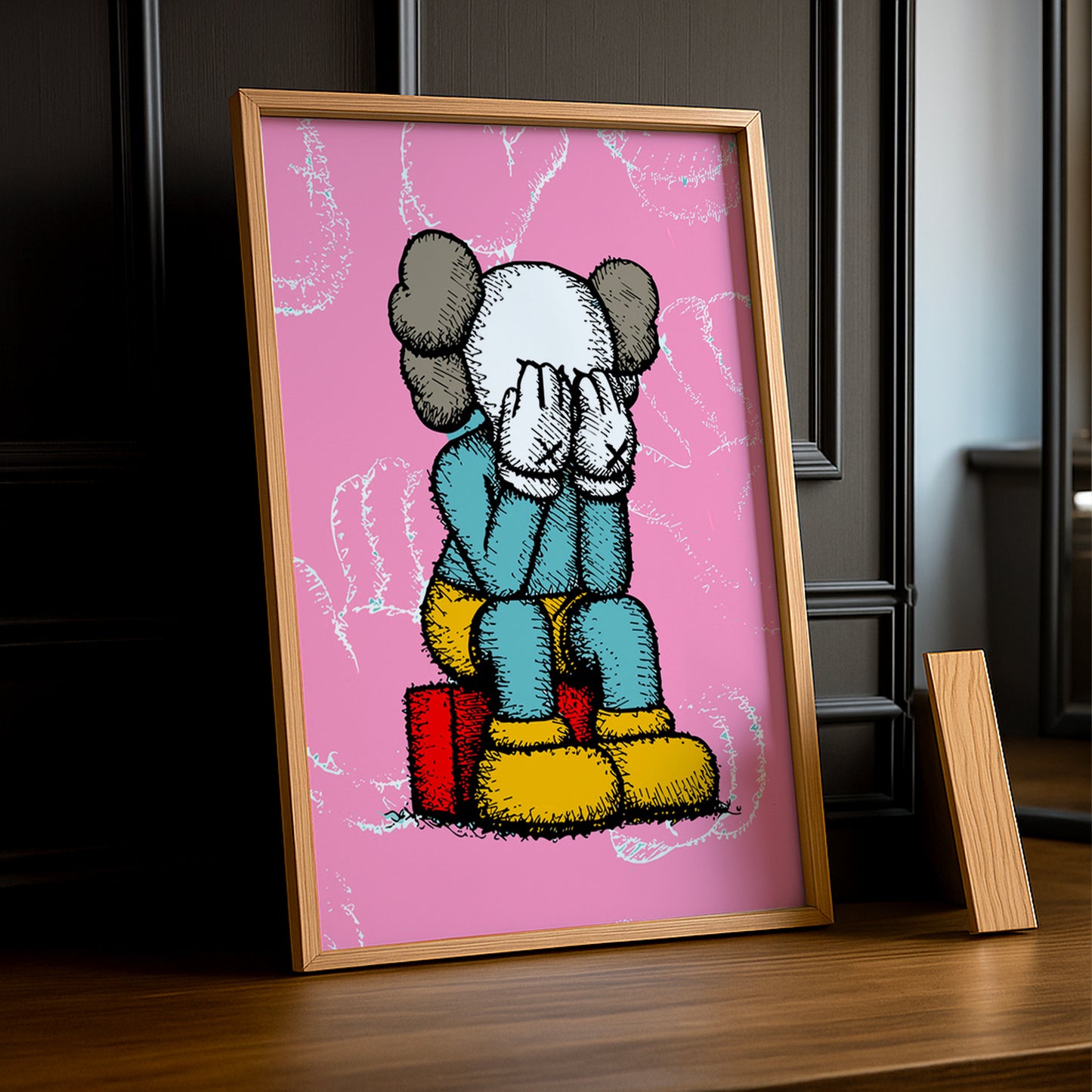 Poster Kaws pixel