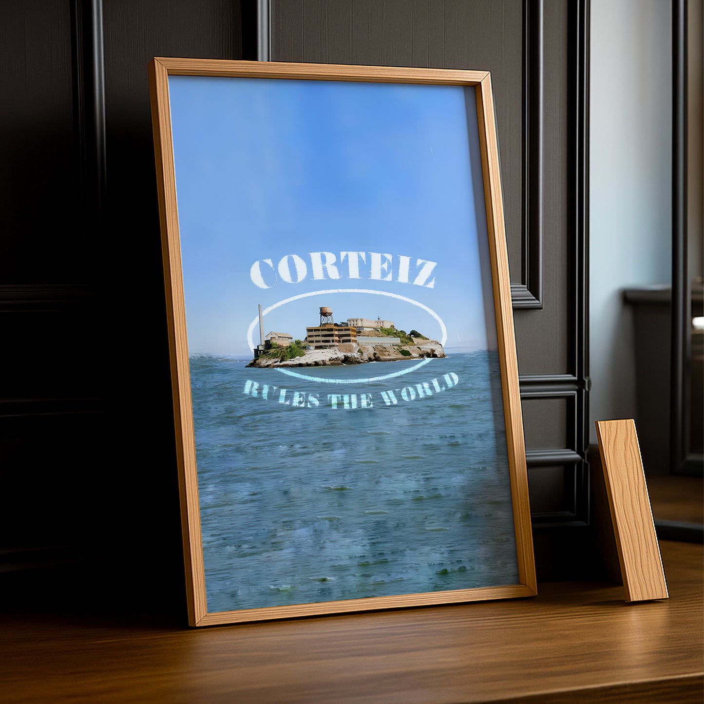 Poster encadrée Corteiz - Blue Water