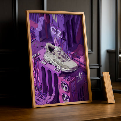 Cadre photo Adidas - Purple