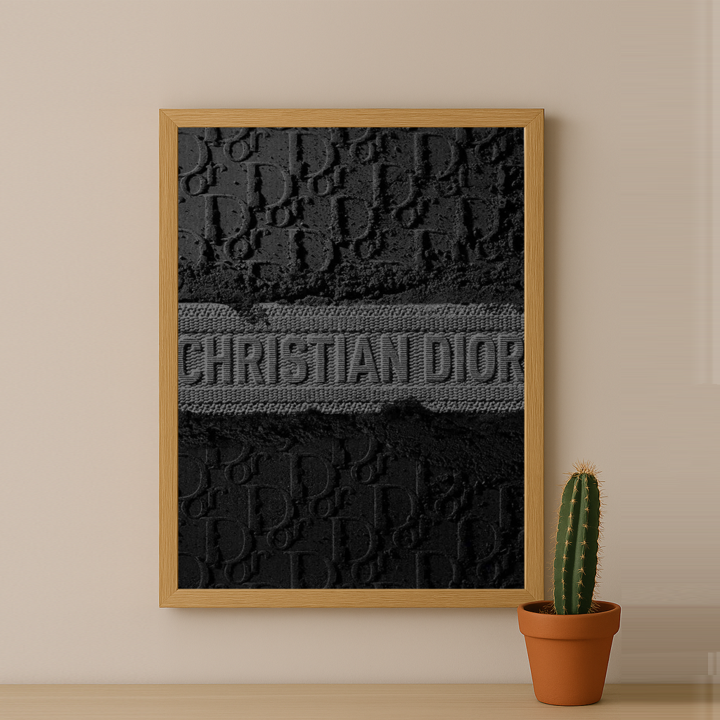 Cadre photo Christian Dior Black