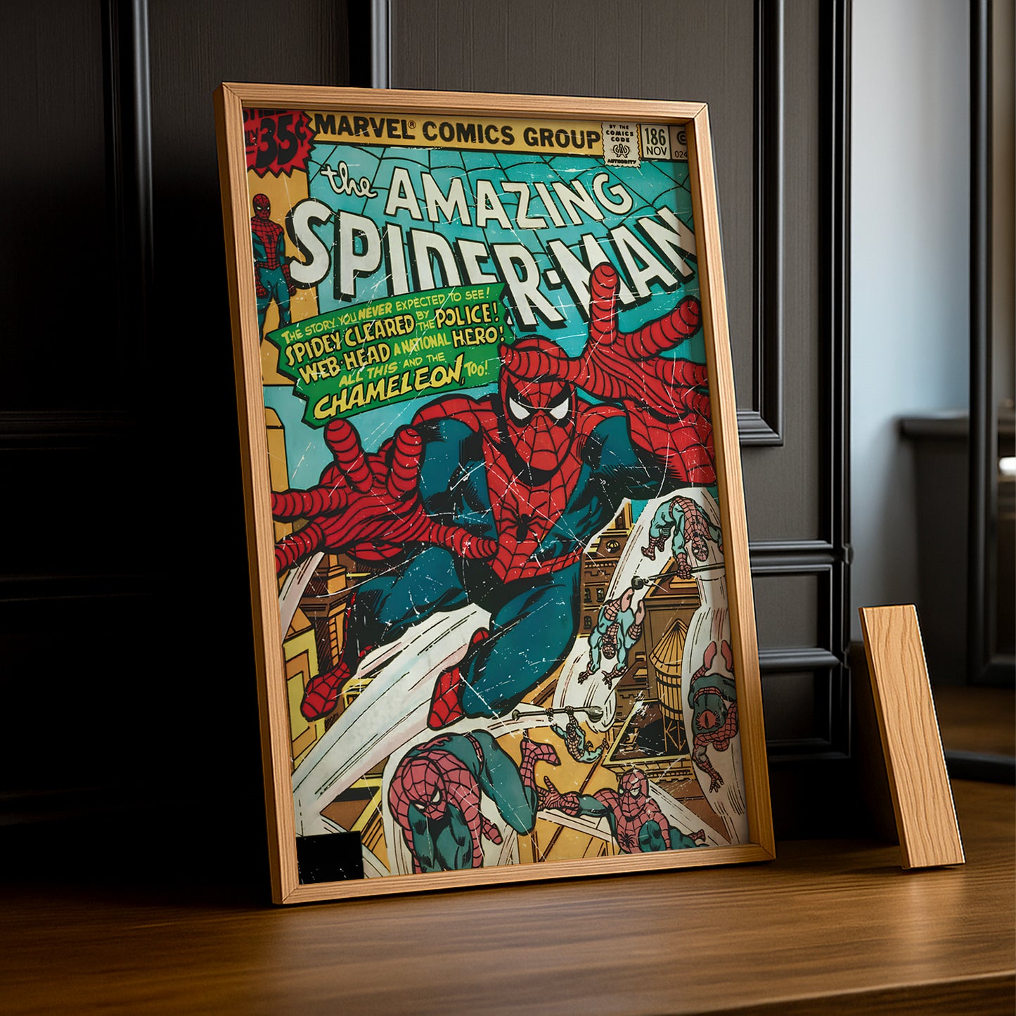 Cadre photo Spider-man magasine