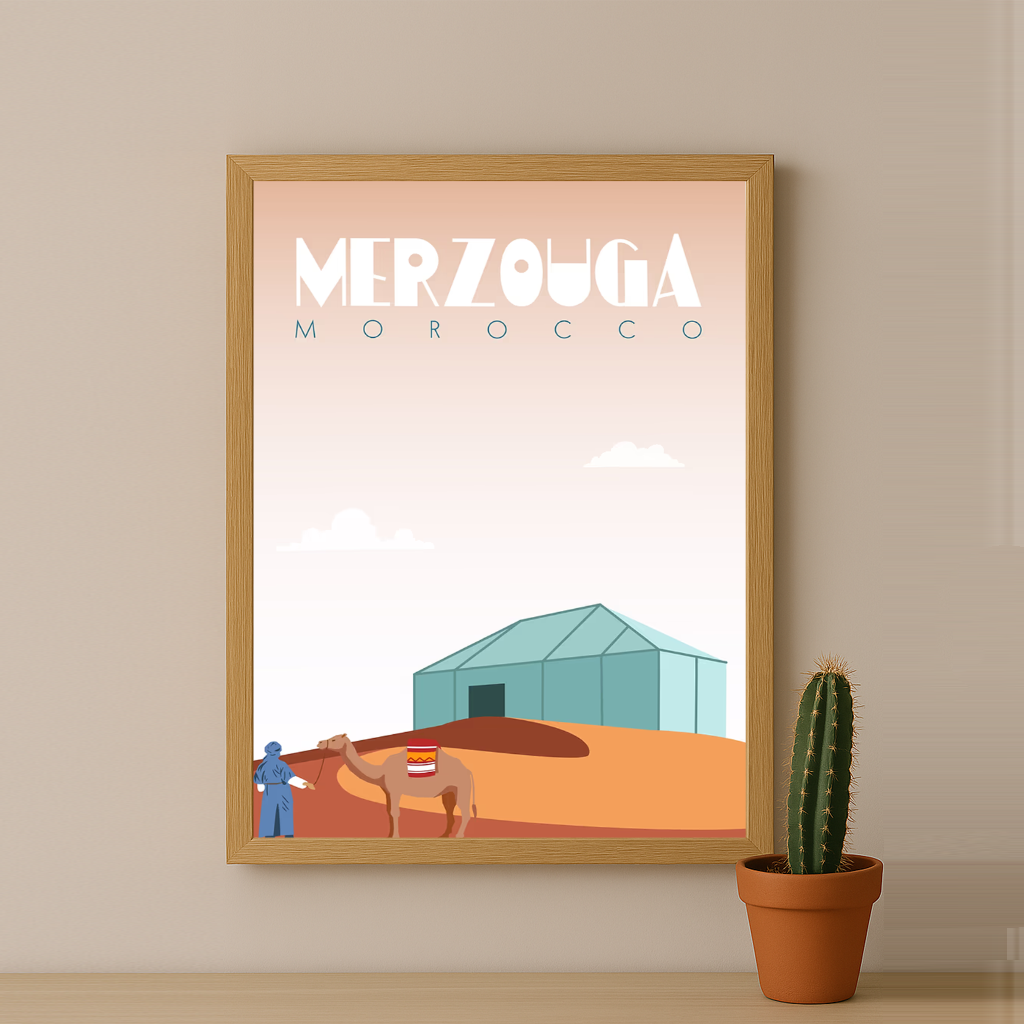 Maroc Merzouga - Cadre photo