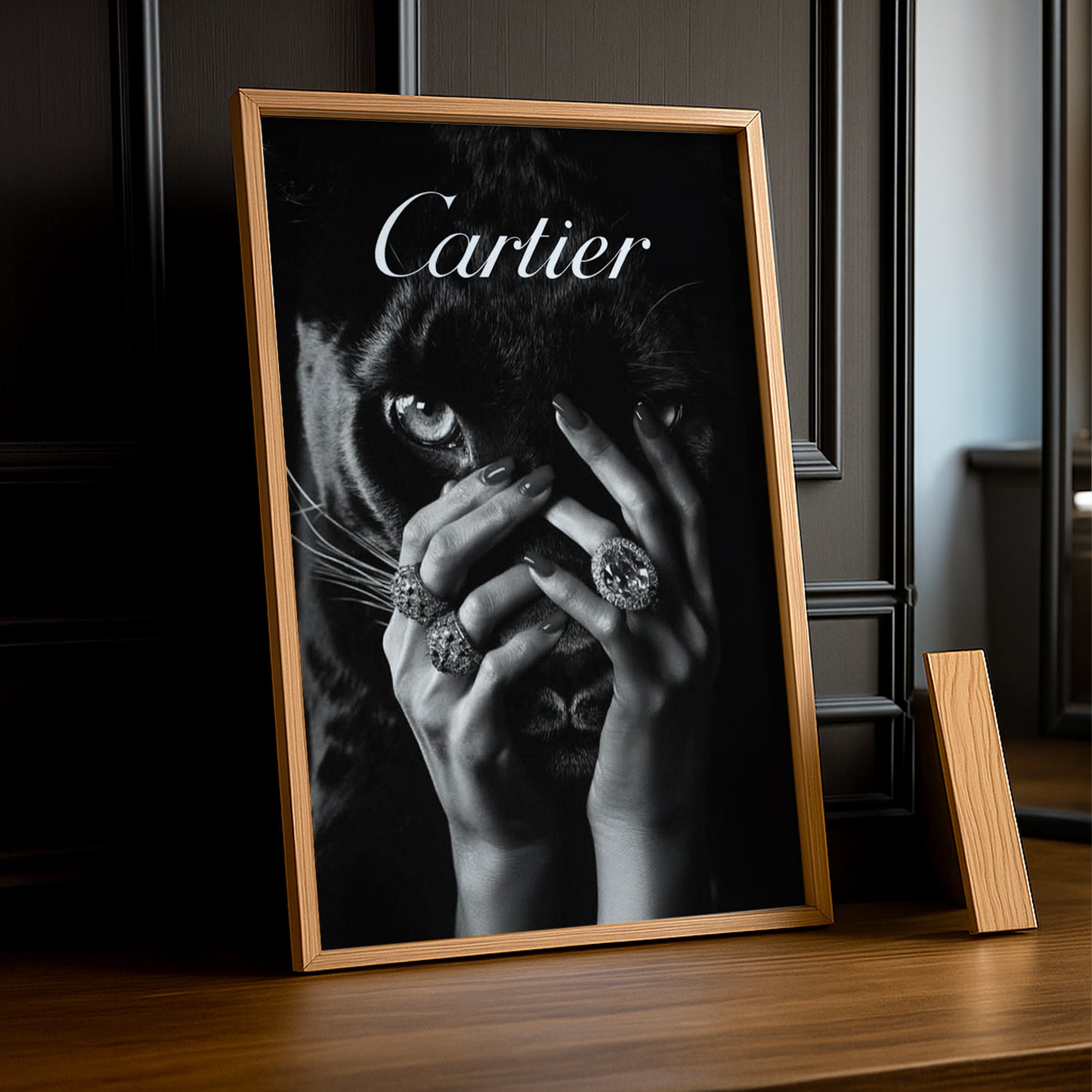 Cadre photo Cartier - Tiger x Woman
