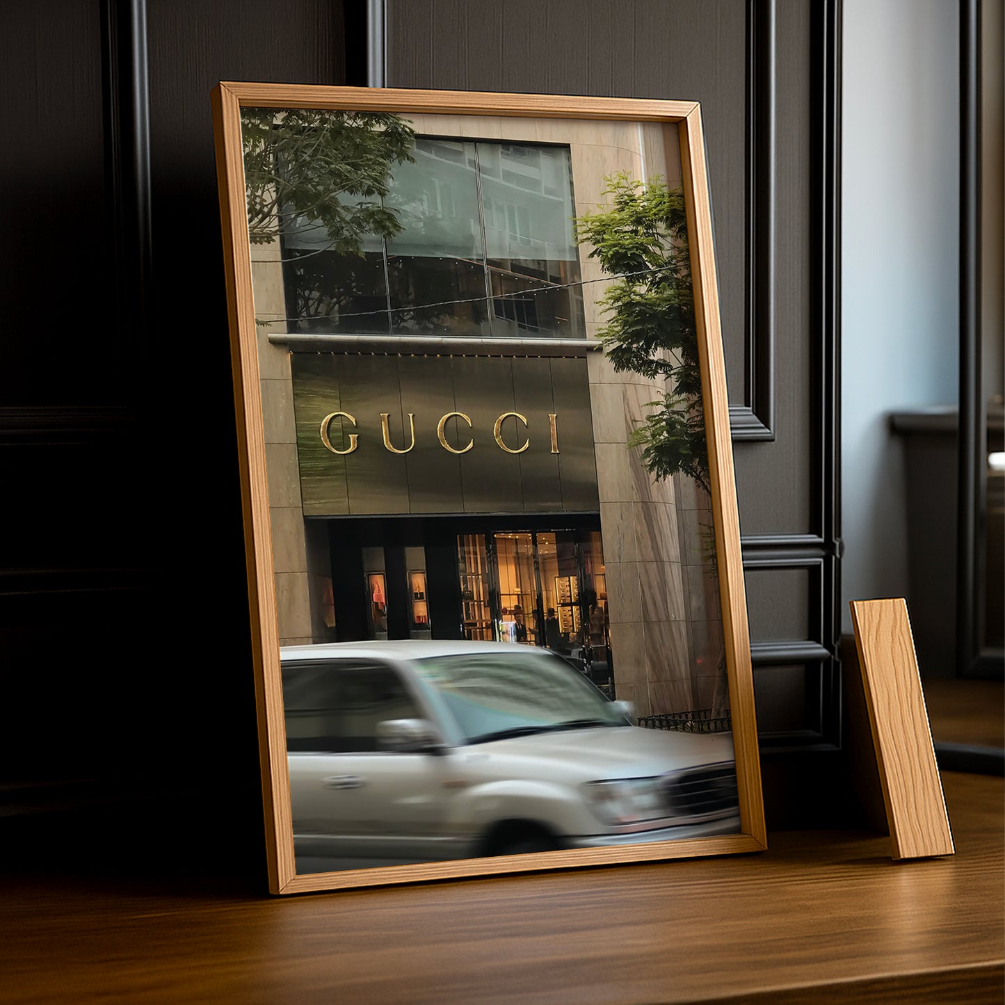 Cadre Photo Gucci - Devanture de magasin