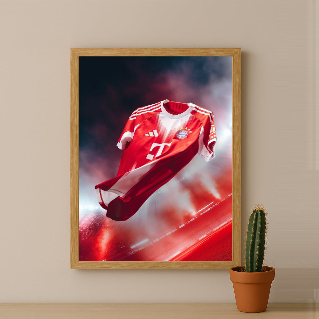 Poster Maillot Football - Bayern Munich Domicile 25-26