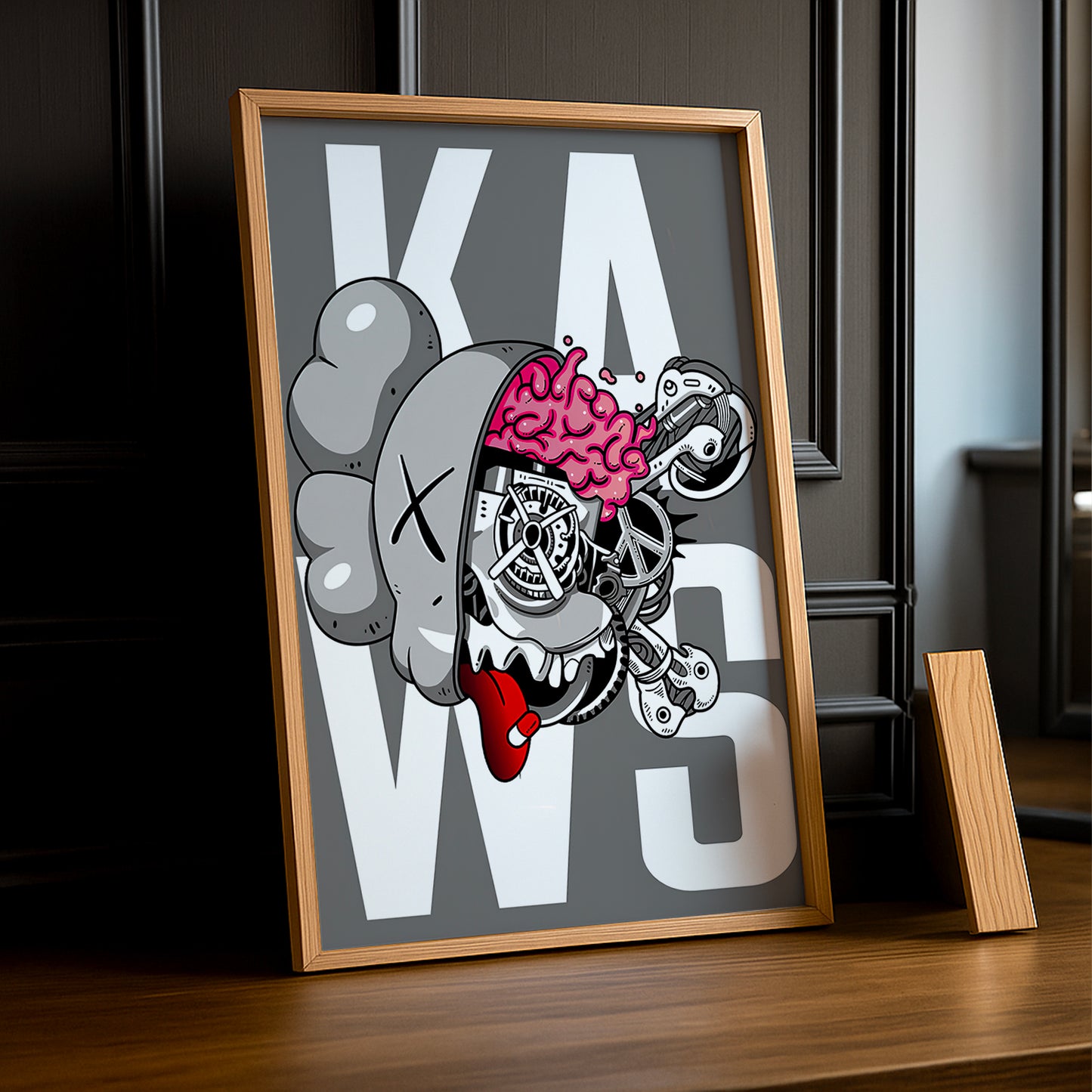 Poster Kaws Cerveau