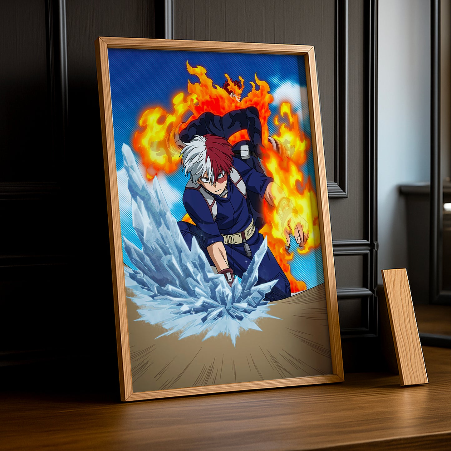 Cadre Photo My Hero Academia - Todoroki x Endeavor