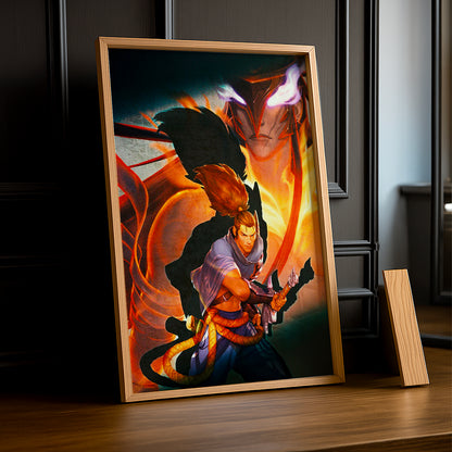 Cadre photo Yone x Yasuo League of Legends