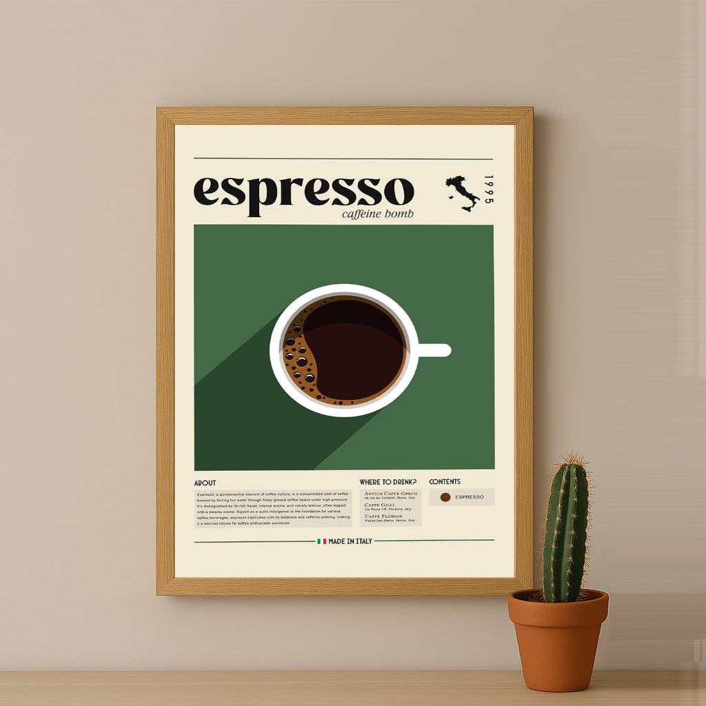 Cadre photo Coffee Lover - Cafein bomb