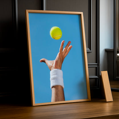 Cadre photo Tennis - Service