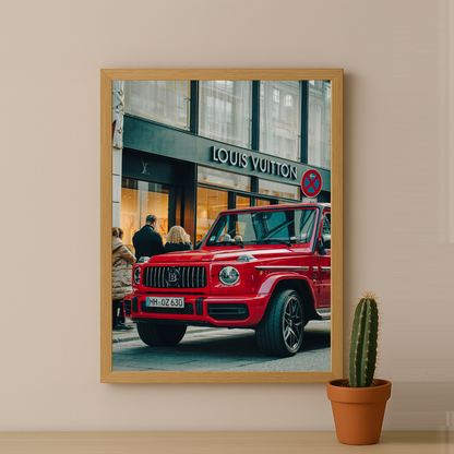 Cadre photo Louis Vuitton x Mercedes Classe G