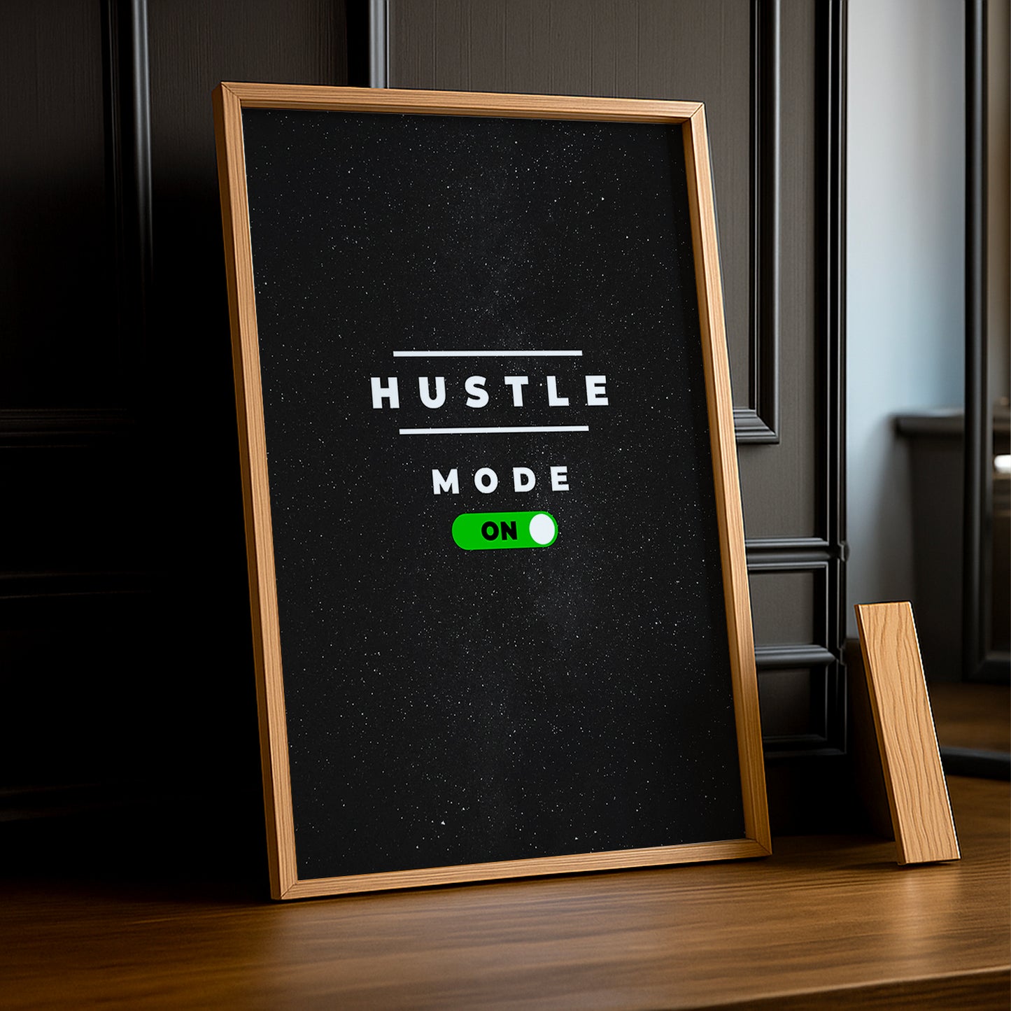 Cadre Photo Motivation - Hustle Mode On