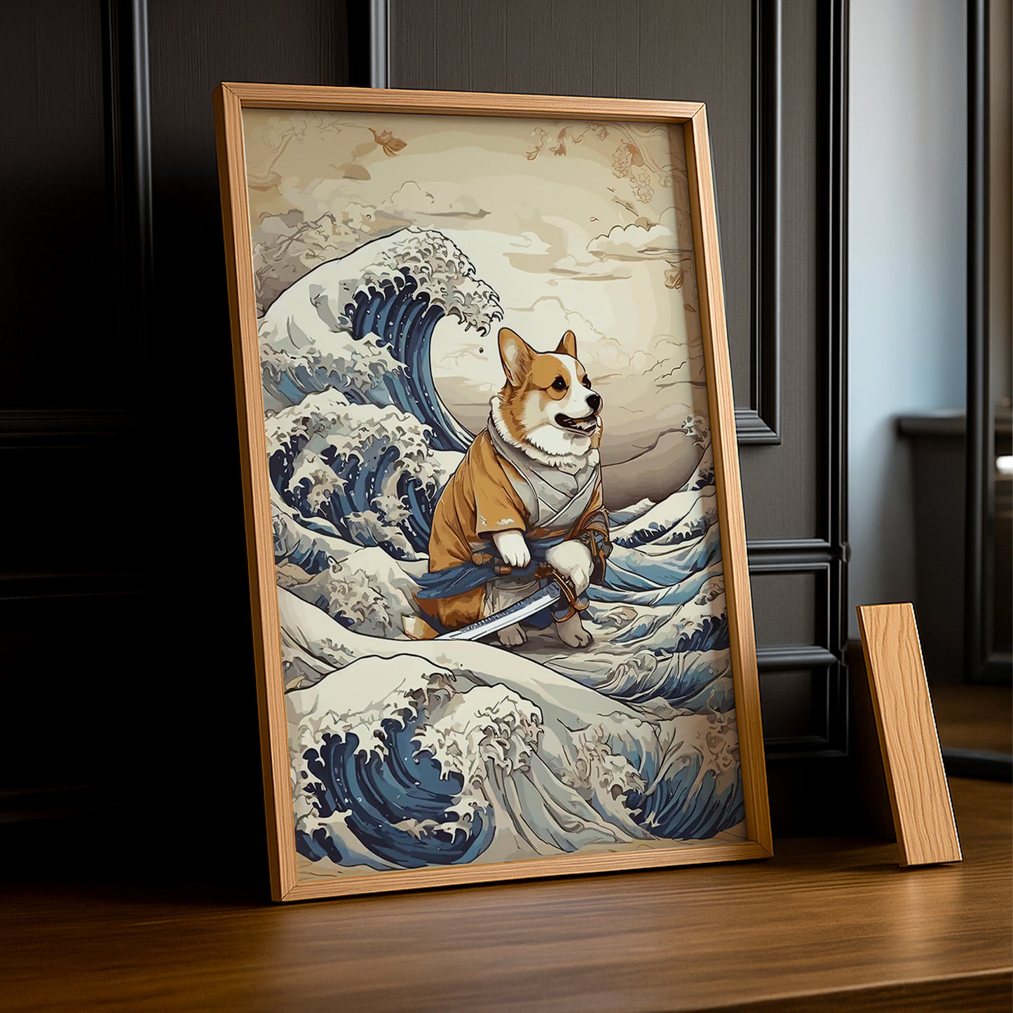 Cadre Photo Chien - Vague