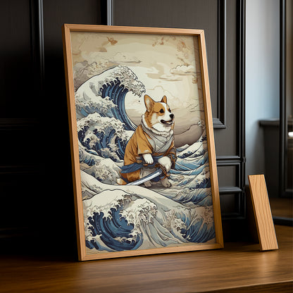 Cadre Photo Chien - Vague