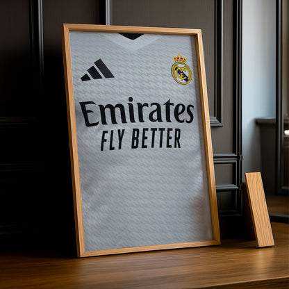 Cadre photo Maillot de Real Madrid domicile