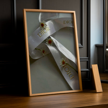 Cadre photo Christian Dior - Ruban fleurs