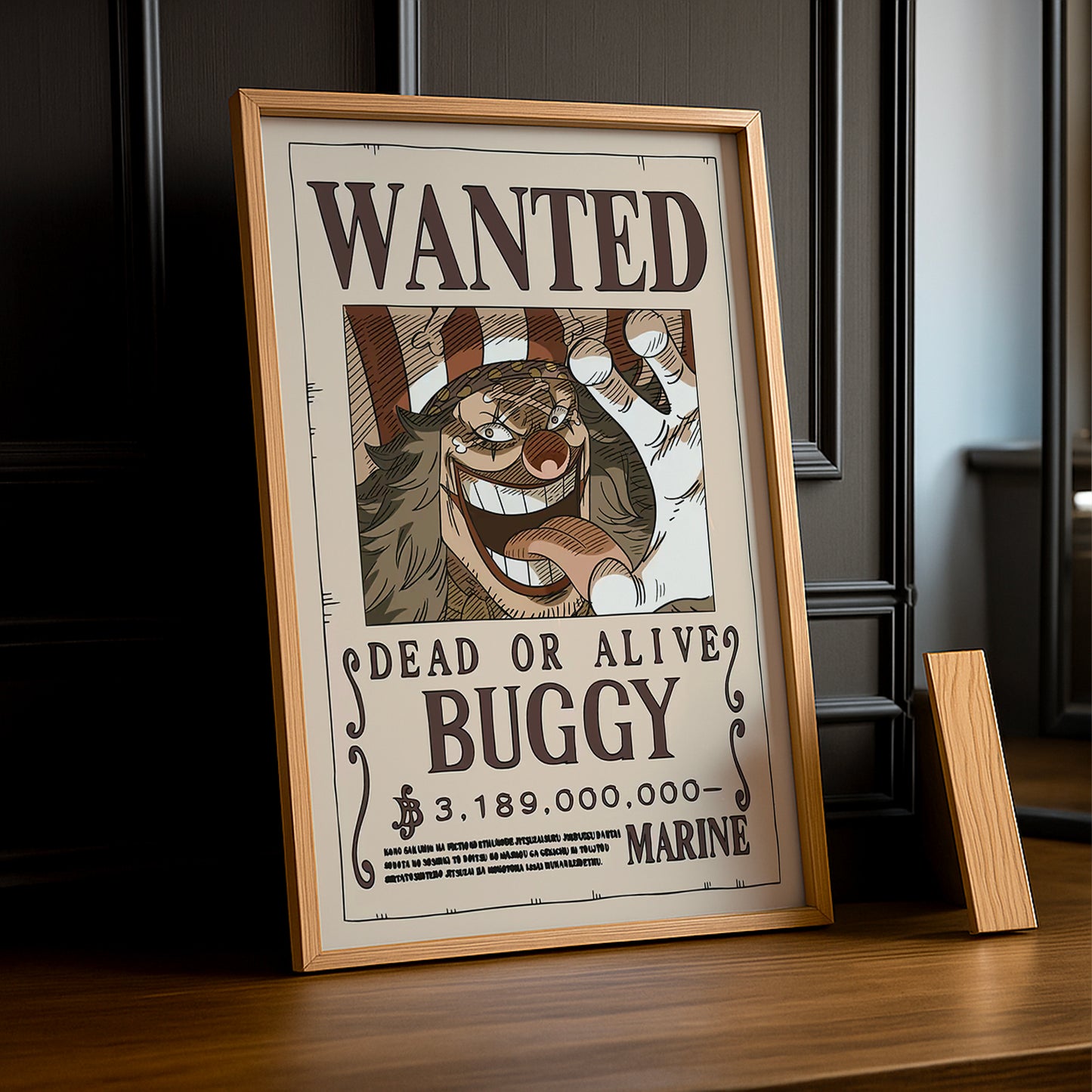 Cadre photo One Piece - Wanted Buggy