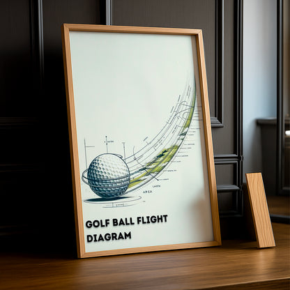 Cadre Photo Golf - Ball Flight Diagram