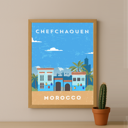 Chefchaouen Maroc - Poster