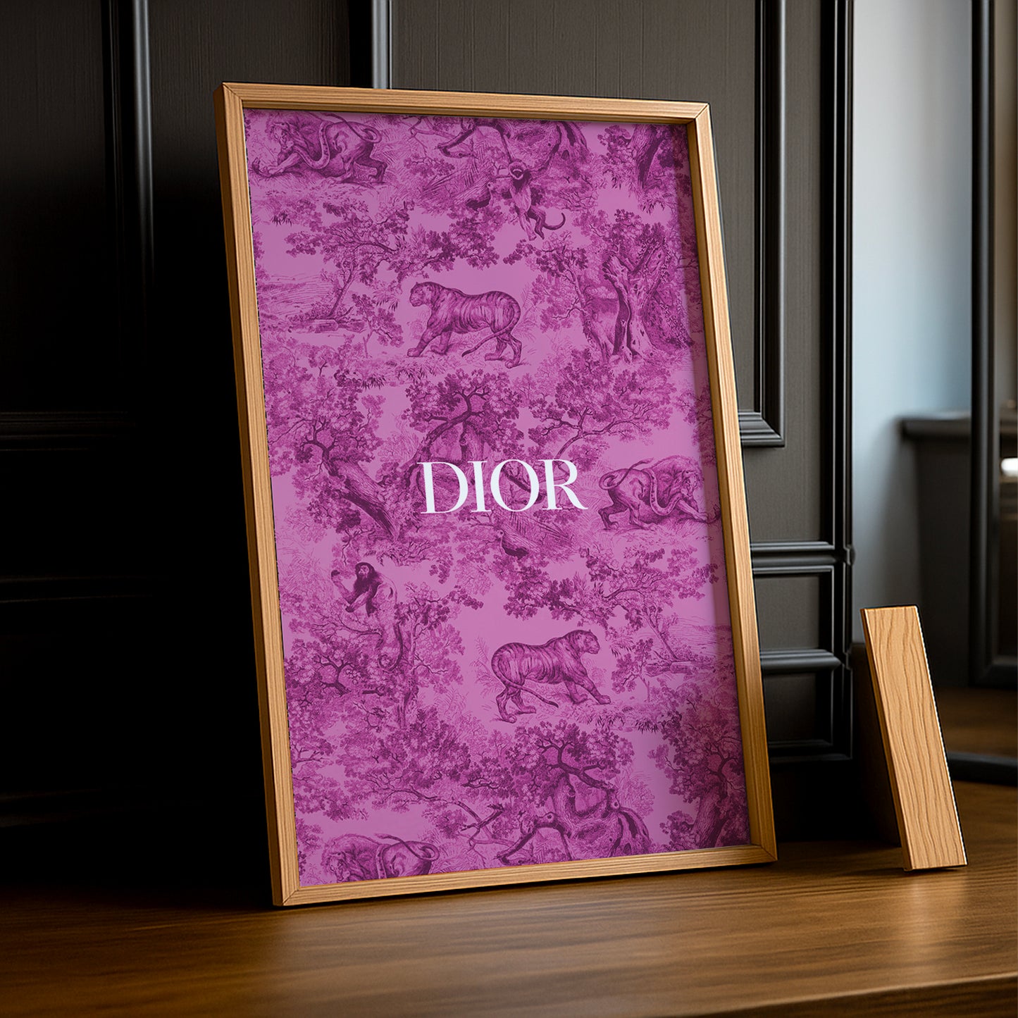 Cadre photo Dior Pink Dessin