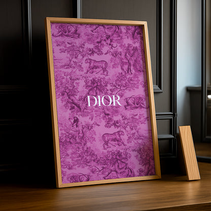 Cadre photo Dior Pink Dessin