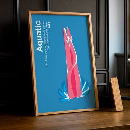 Cadre Photo Natation - Aquatic