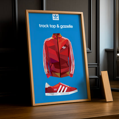 Cadre photo Adidas - Gazelle Outfit